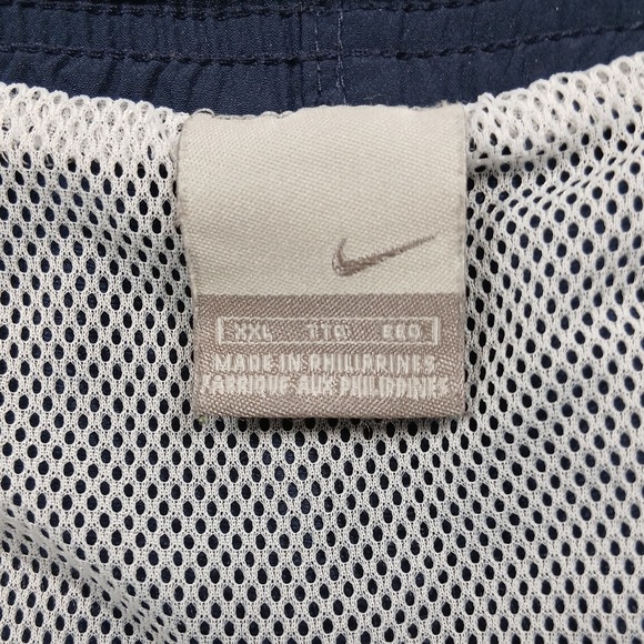 Nike Mesh Lined Cargo Swim Trunks Men's XXL Navy Blue Side Swoosh EUC - Picture 6 of 11